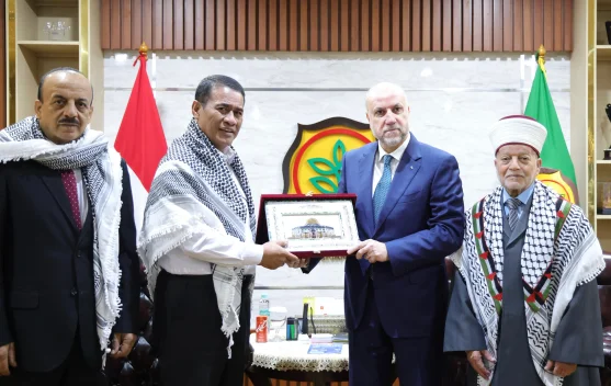 Mentan menerima utusan khusus Palestina di Kantor Kementerian Pertanian Jakarta