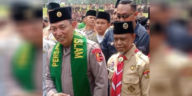 Pertemuan Kapolri Listyo Sigit dengan pengurus PUI di Kemah Nasional Sukabumi