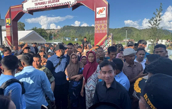 Wapres meninjau hunian sementara di Desa Napa, Tapanuli Selatan