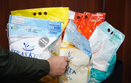 Gudang beras Bulog sebagai bagian dari stok SPHP yang akan disalurkan