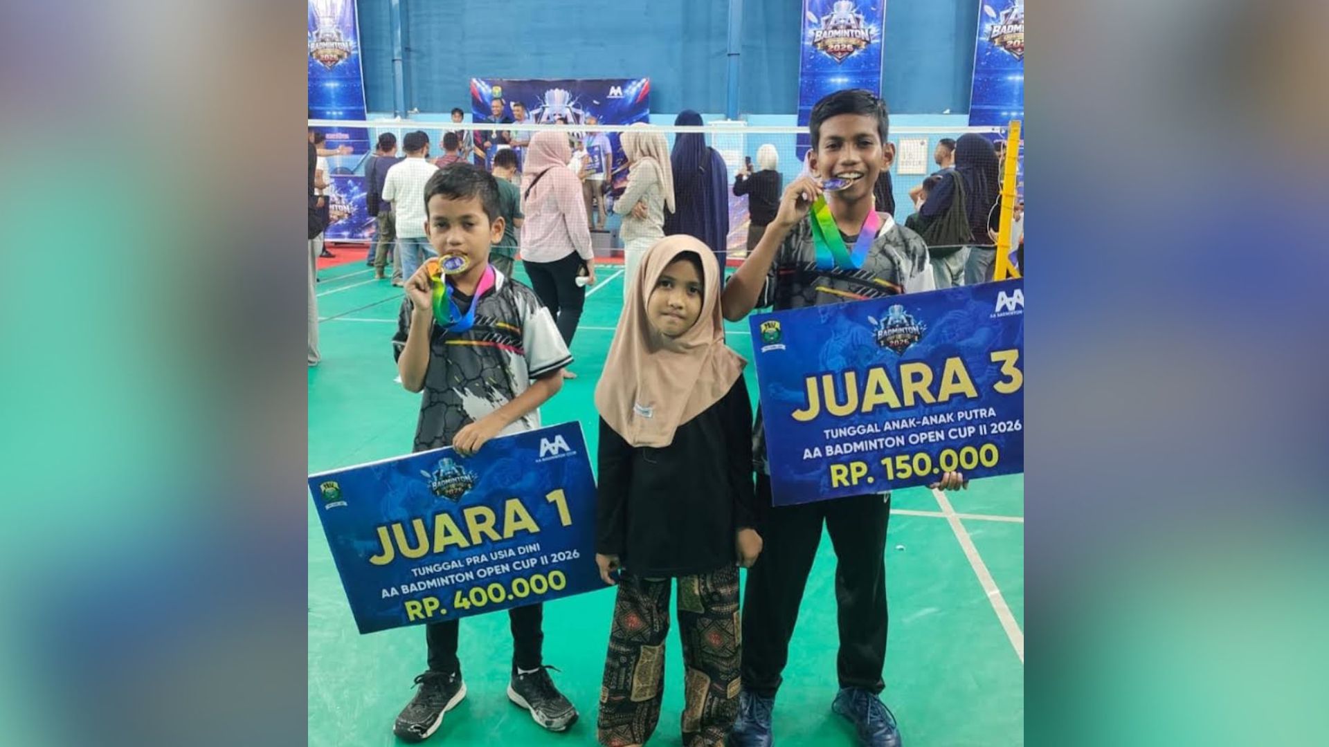 Atlet PB Malaka Aceh Besar raih medali emas dan perunggu di AA Badminton Open 2026