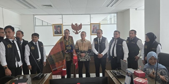 Peserta PKA Sumut saat kunjungan ke Kantor DLH DKI Jakarta