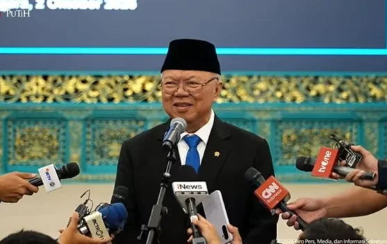 Budi Tanuwibowo usai pelantikan menjadi anggota Wantimpres di Istana Negara