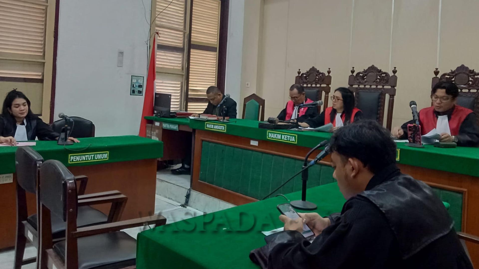 Ilustrasi sidang perkara sabu 1 kilogram di pengadilan