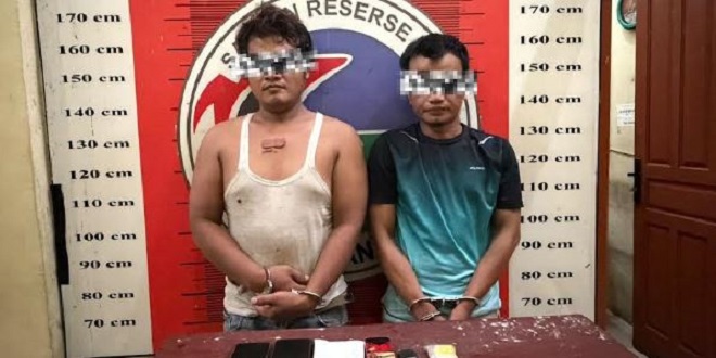 Barang bukti sabu-sabu dan barang milik tersangka yang diamankan Polres Padanglawas