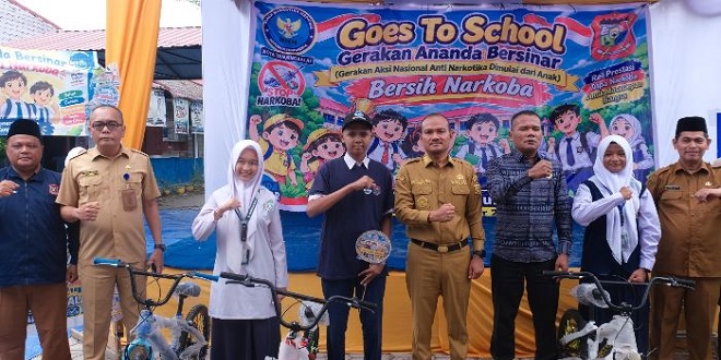 Wali Kota membuka Ananda Bersinar Goes to School di SMP Negeri 1 Tanjungbalai