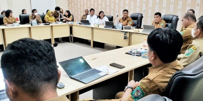 Rakor pencegahan Influenza A H3N2 di Kantor Bupati Simalungun