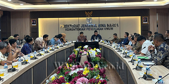 Bupati Taput memimpin pertemuan koordinasi usulan peningkatan status jalan