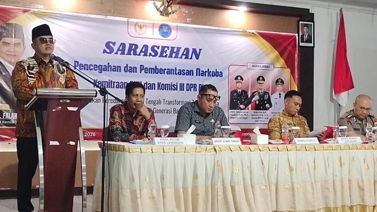 Sarasehan Komisi III DPR RI dan BNNP Jatim terkait pengawasan vape di Lamongan
