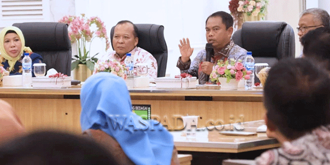 Bupati Sergai Darma Wijaya membuka sosialisasi pedoman penyusunan APBD 2027 di Sei Rampah