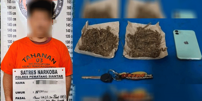 Polisi menangkap terduga pemilik ganja di Pematangsiantar