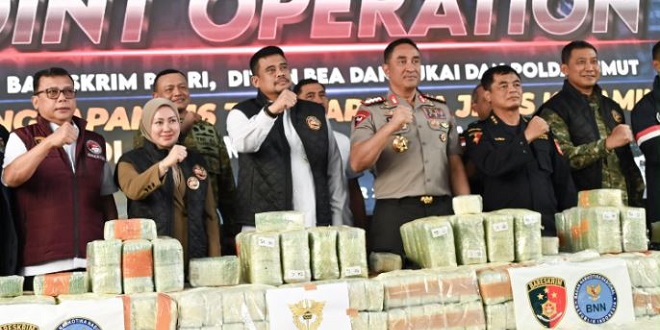 Pengungkapan narkoba 1,16 ton ketamin di perairan Selat Malaka