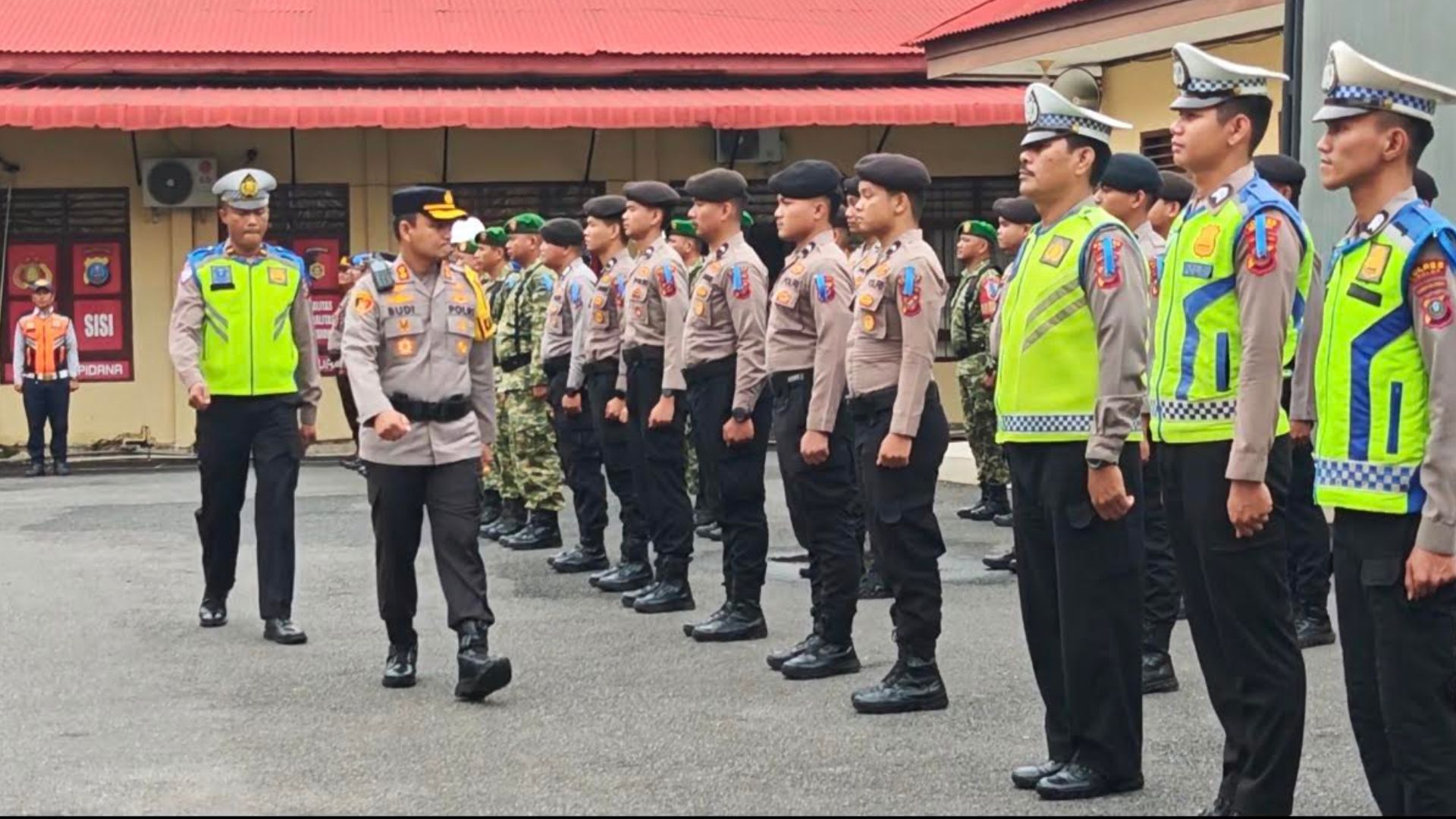 Apel gelar pasukan Operasi Patuh Toba 2026 di Mako Polres Sibolga