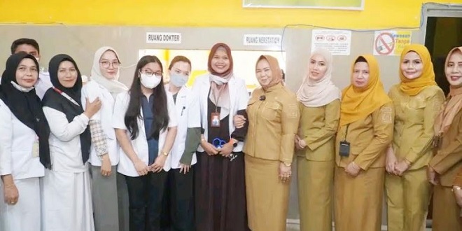 Plt Bupati Langkat Tiorita memantau pembenahan di RSUD Tanjung Pura