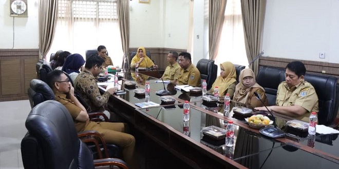 Wakil Wali Kota Binjai membuka entry meeting BPK pengelolaan dana BOSP/BOS
