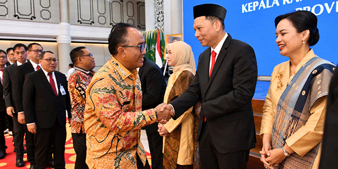 Pengukuhan Kepala Kantor Perwakilan Bank Indonesia Provinsi Sumatera Utara di Medan