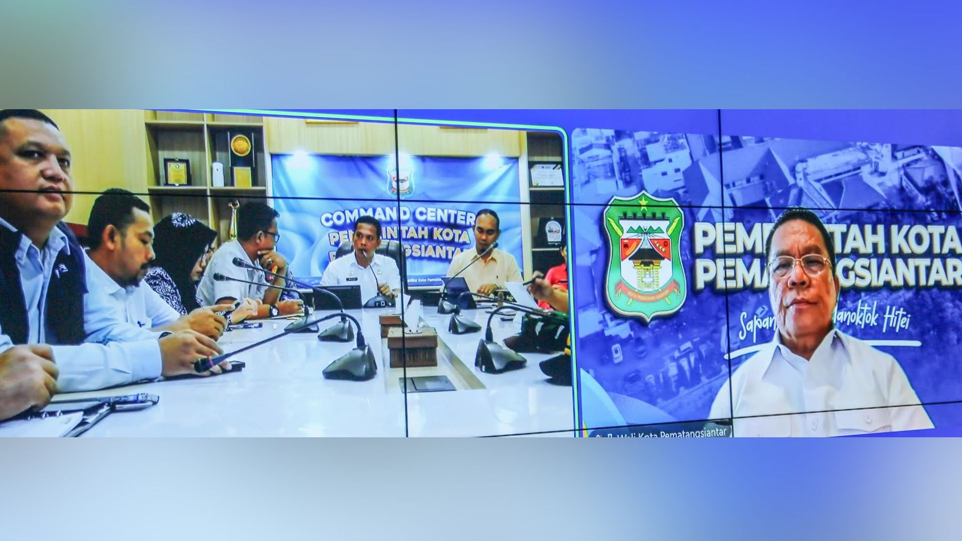 Rakor Wali Kota dan Forkopimda di Command Center memutuskan siaga darurat kabut asap