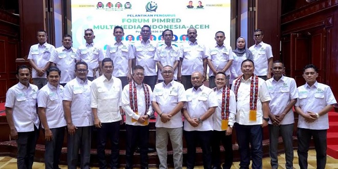 Pelantikan pengurus FPRMI Aceh di Anjong Mon Mata Banda Aceh