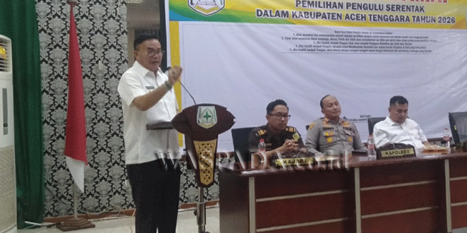 Deklarasi Damai Pilkades Serentak di Gedung Sekdakab Aceh Tenggara