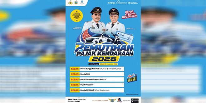 Ilustrasi pemutihan PKB Sumut berlaku 2-30 November 2026