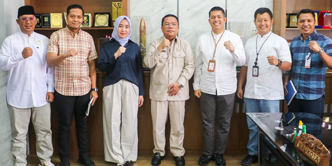 Wali Kota Pematangsiantar terima audiensi Kepala Cabang BSI di Balai Kota