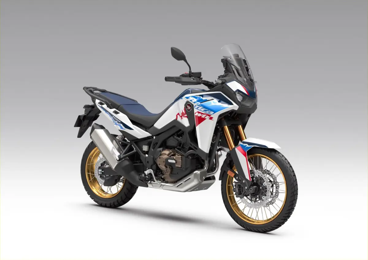 CRF1100L Africa Twin warna Grand Prix Red menonjolkan karakter adventure rally