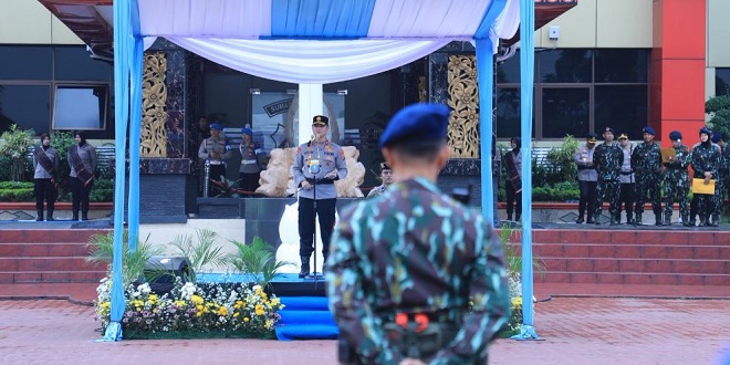 Irjen Pol Sonny Irawan tiba dan disambut personel di Mapolda Sumatera Utara