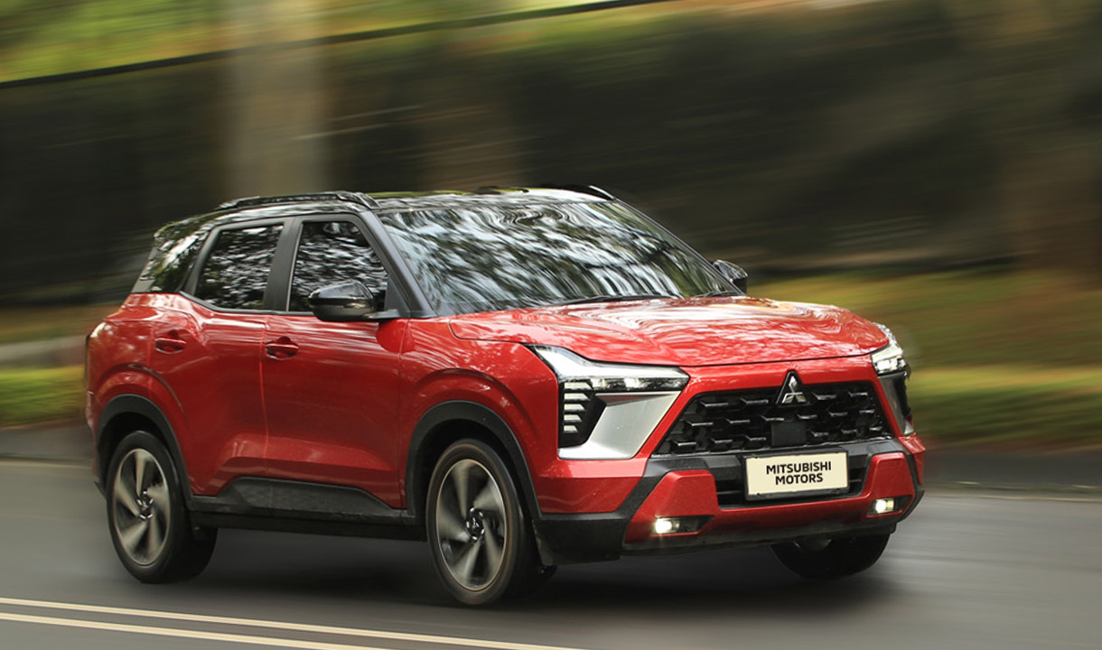 Mitsubishi New Xforce ICE tampak depan dengan desain eksterior modern