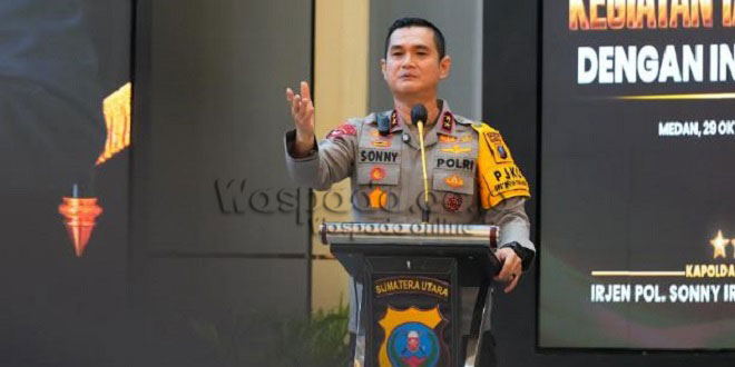 Kapolda Sumut Irjen Pol Sonny Irawan tatap muka dengan wartawan di Aula Tribrata Mapolda