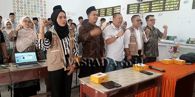 Peserta dan narasumber seminar Cegah Diabetes Sejak Dini di MAN 3 Medan