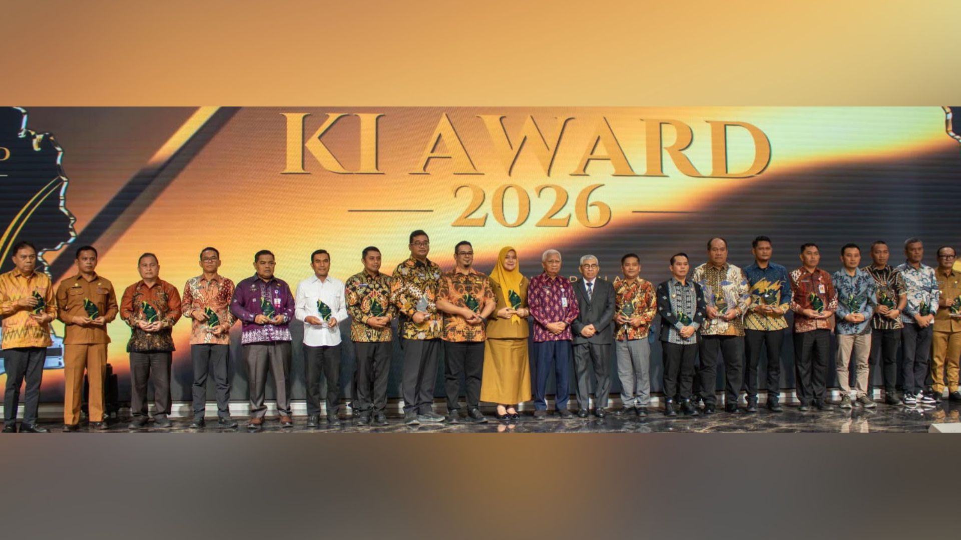Penghargaan KI Sumut Award 2026 untuk Pemko Pematangsiantar