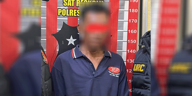 Ilustrasi kantor polisi dan proses penangkapan