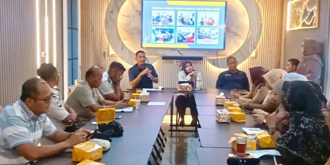 Rapat Konsolidasi BNN Kota Langsa tentang Layanan Asesmen Terpadu di Go All Coffee