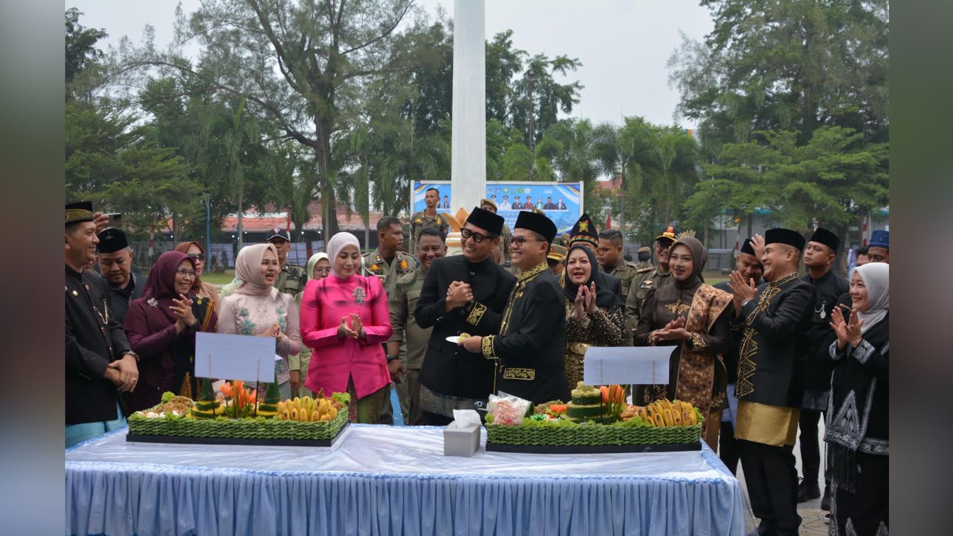 Upacara HUT ke-25 Kota Langsa di Lapangan Merdeka dipimpin Wali Kota Jeffry Sentana
