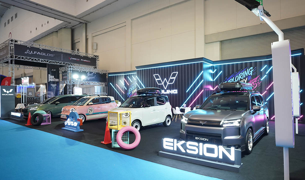 Wuling pamer personalisasi Darion, Eksion, dan Aira EV di IMX 2026