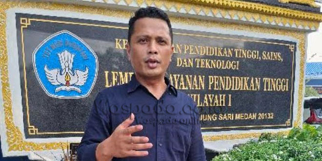 Gedung Universitas Darma Agung terkait kasus penahanan ijazah