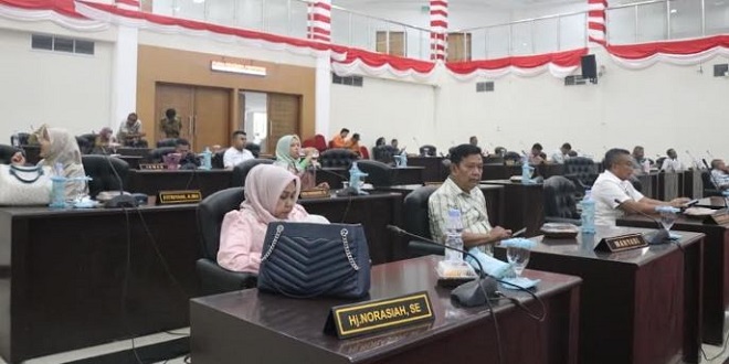Rapat Paripurna DPRD Kota Binjai membahas Propemperda 2026 dan 2027