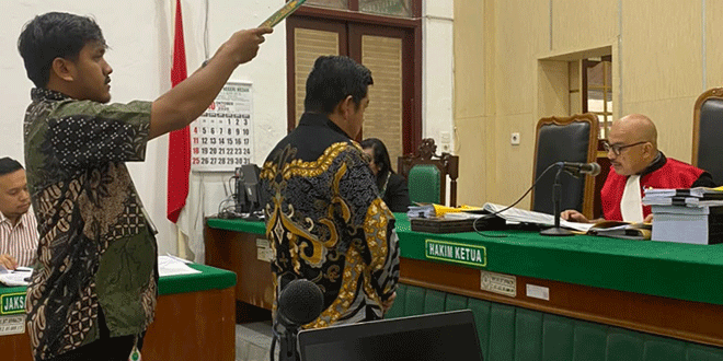 Sidang praperadilan Dhody Thahir di Pengadilan Negeri Medan