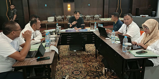 Suasana penutupan Uji Kompetensi Wartawan UKW di Hotel Emerald Garden Medan
