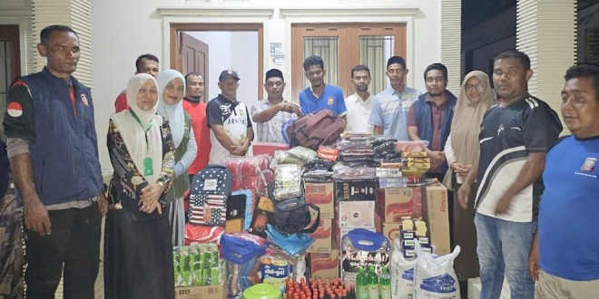 Bupati Aceh Besar meninjau lokasi kebakaran di Gampong Meunasah Tuha