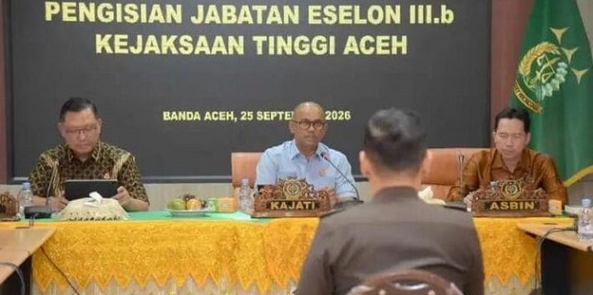 Proses seleksi wawancara pejabat Kejaksaan Tinggi Aceh