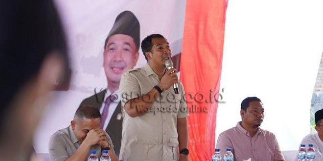 Ade Jona berbicara saat reses di Sunggal bahas judol dan narkoba