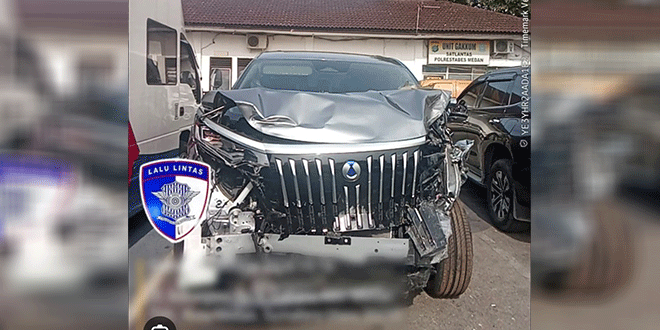 Pengemudi Denza minta maaf; hasil tes urine negatif setelah tabrakan beruntun di Medan