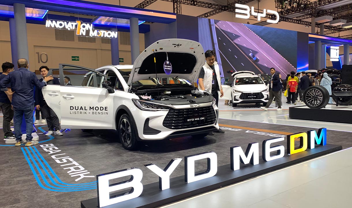 Ilustrasi mobil BYD; BYD masuk lima besar penjualan mobil Indonesia hingga September 2026