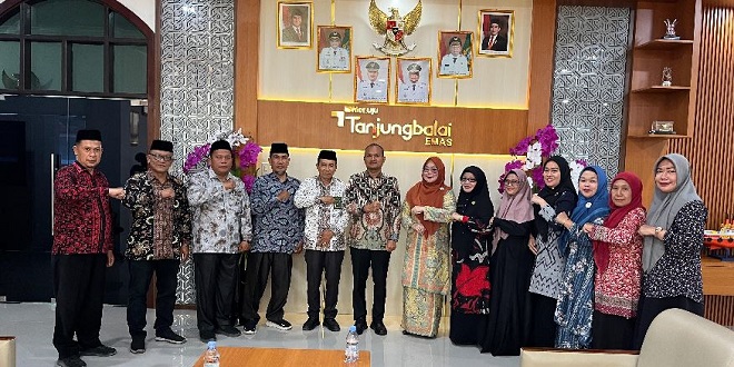 Wali Kota Tanjungbalai menerima audiensi Fahmi Ummi dan Kakan Kemenag untuk persiapan pelantikan