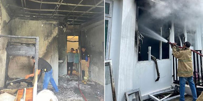 Asrama kampus terbakar di Universitas Abulyatama Aceh Besar