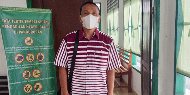 Sidang putusan PN Balige terkait kasus pengancaman antara Herbin dan Kornauli Sinaga