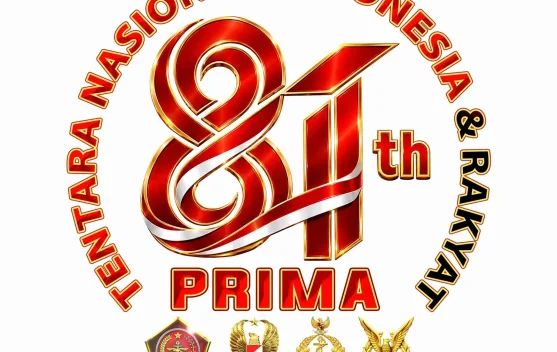 Logo HUT ke-81 TNI dan materi publikasi resmi untuk unduhan