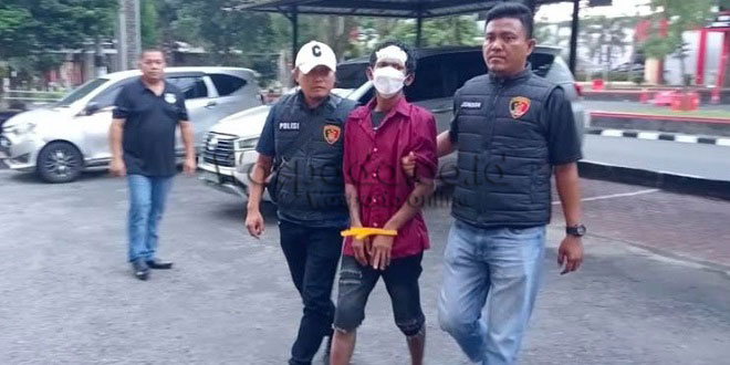 Petugas kepolisian mengamankan tersangka curanmor di Medan Area
