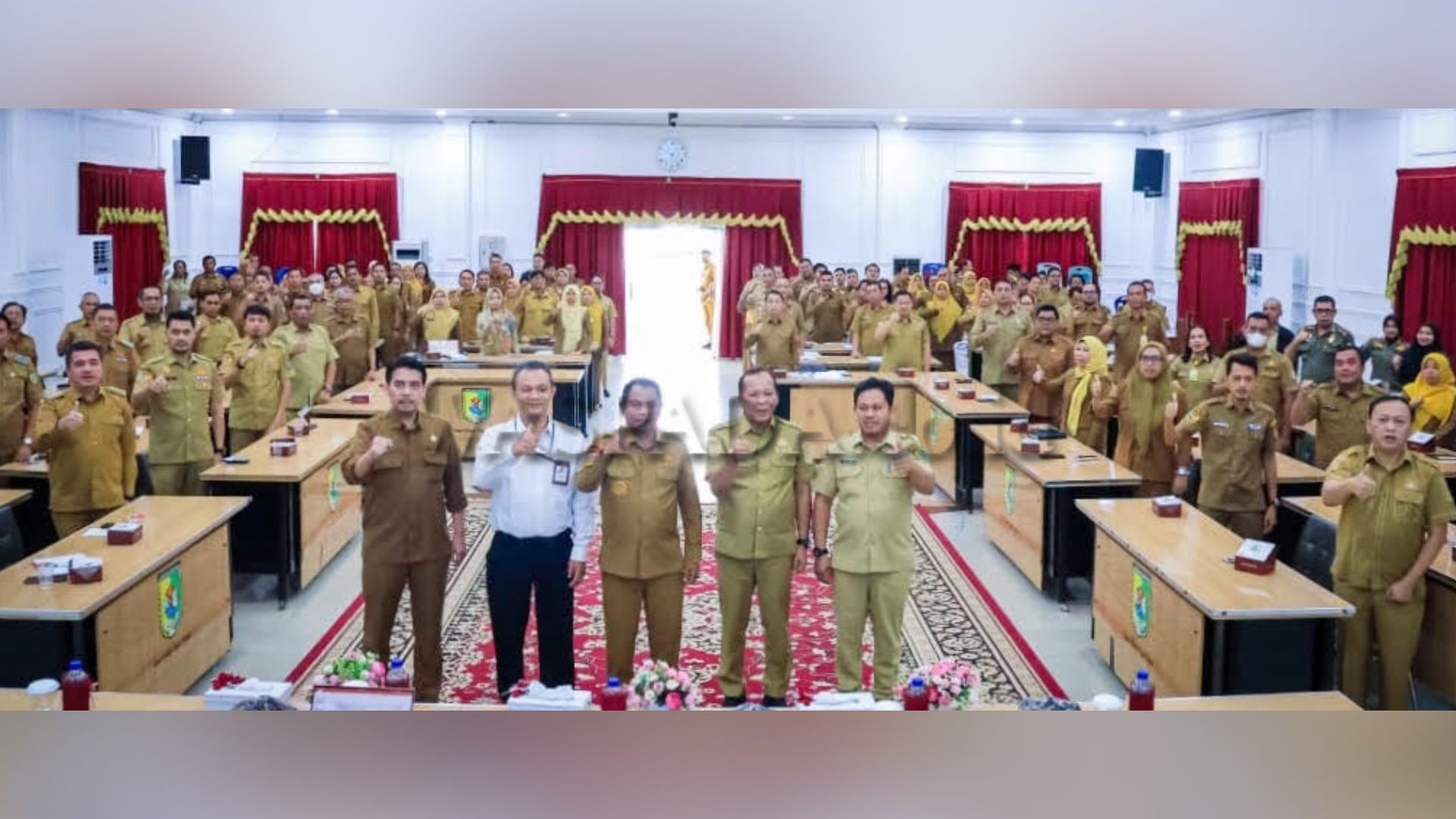 Bupati Serdang Bedagai menyampaikan pentingnya peta proses bisnis di Sei Rampah